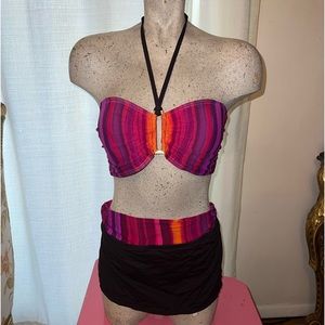 La Blanca 3 piece bikini two different bottoms